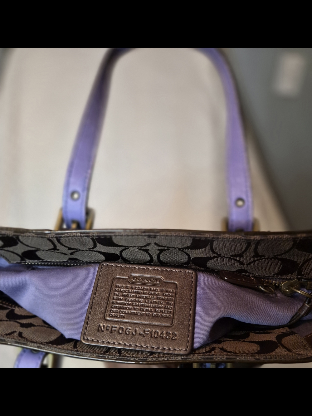 Vintage Coach Hamptons Weekend Patchwork Tote - Picture 5 of 11